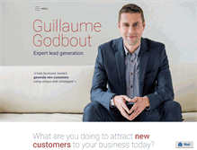 Tablet Screenshot of guillaumegodbout.com